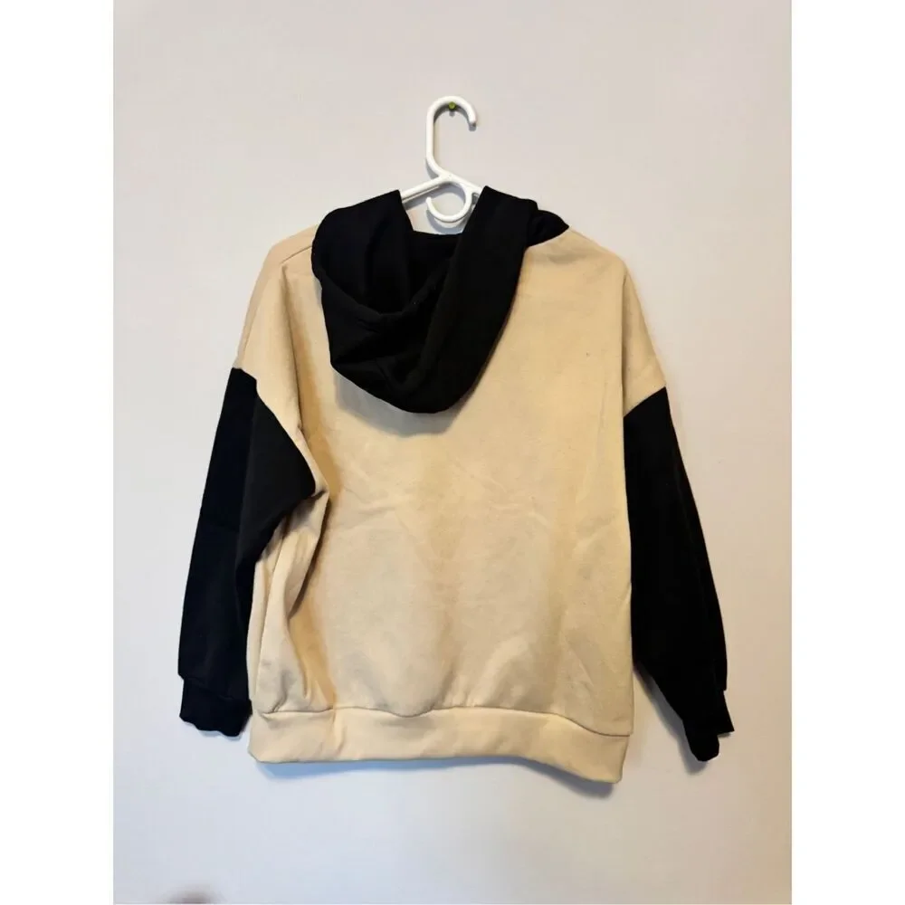 SHEIN color block tan sweater‎ size medium